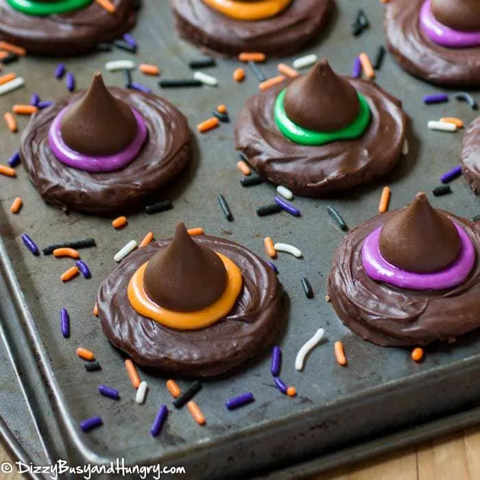 Halloween treats for kids - Witch Hat Cookies