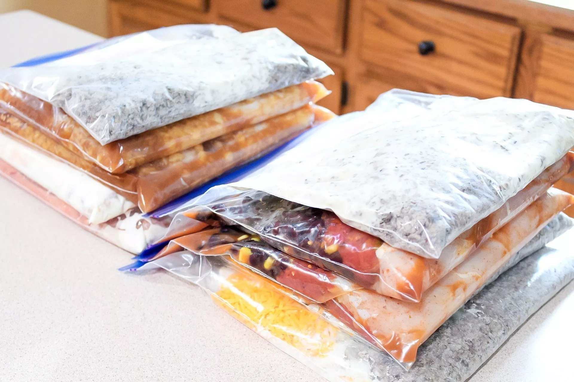 10 crockpot freezer meals done
