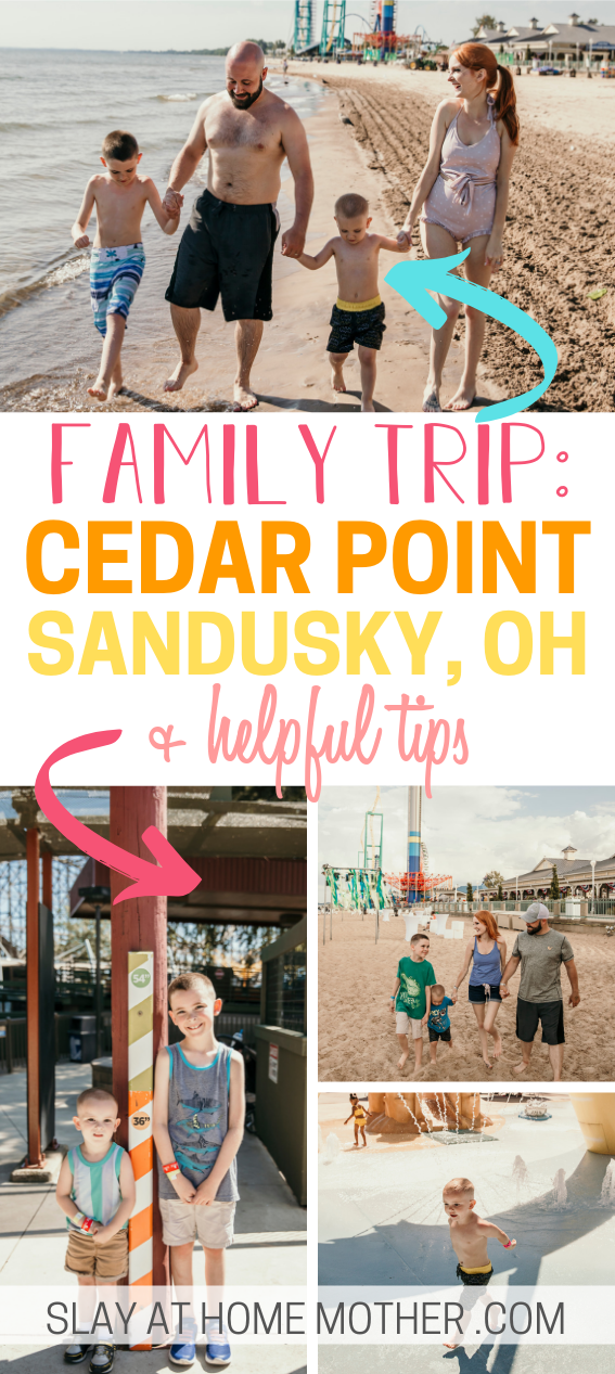 family trip to cedar point, oh