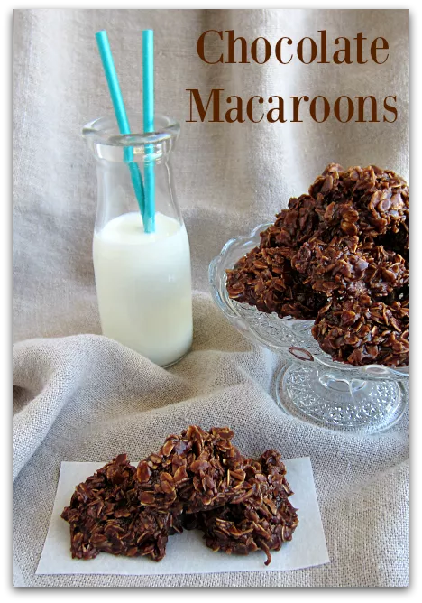no bake chocolate macaroons