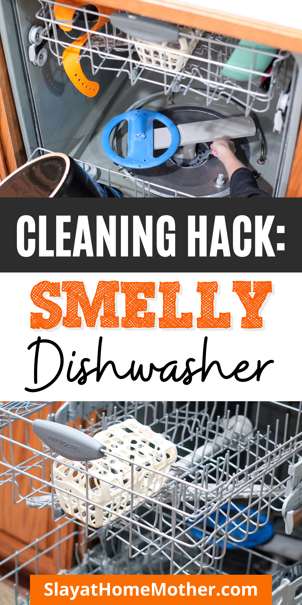 How To Clean A Smelly Dishwasher - EASY CLEANING HACK!