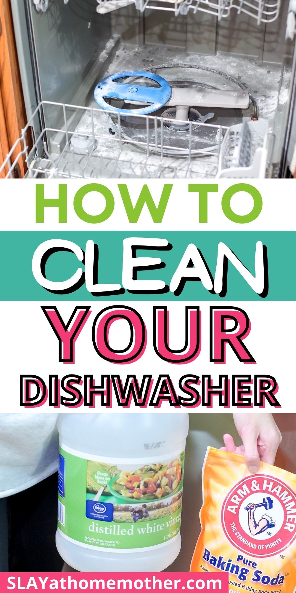 How To Clean Your Dishwasher - EASY CLEANING HACK!