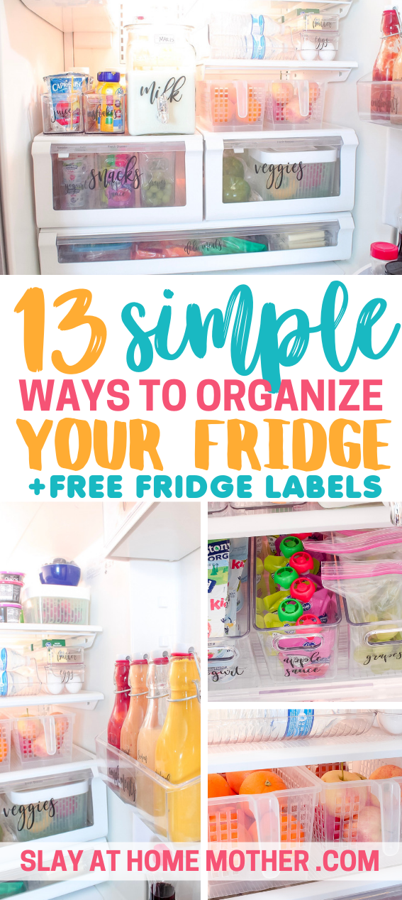 Real Life Fridge Organization Ideas