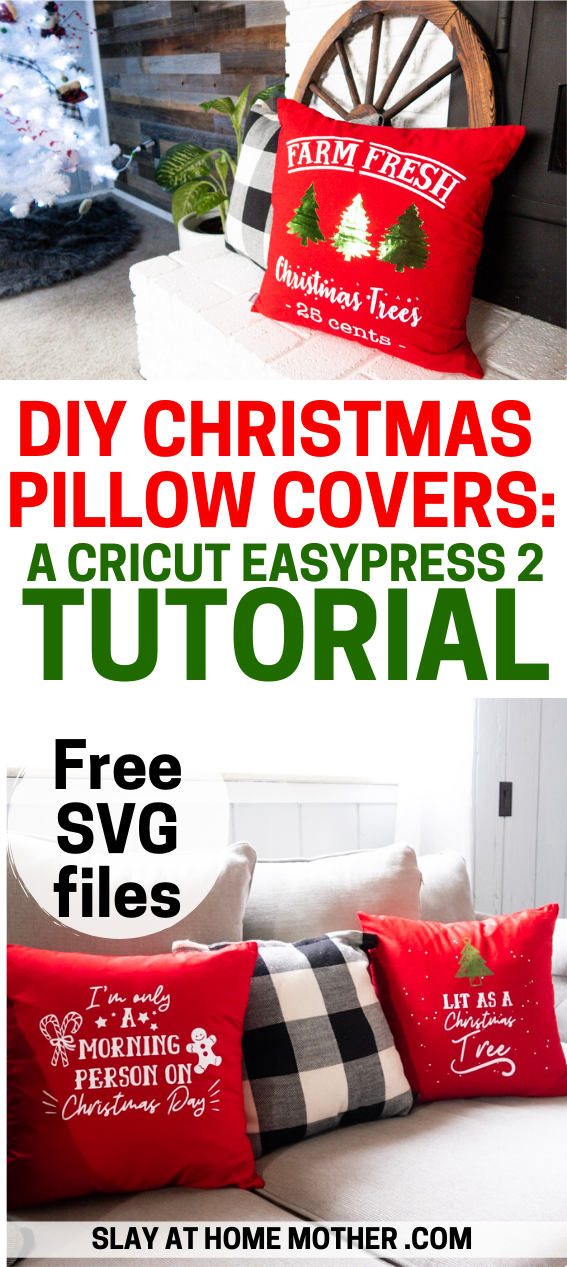 DIY Christmas Pillow Covers