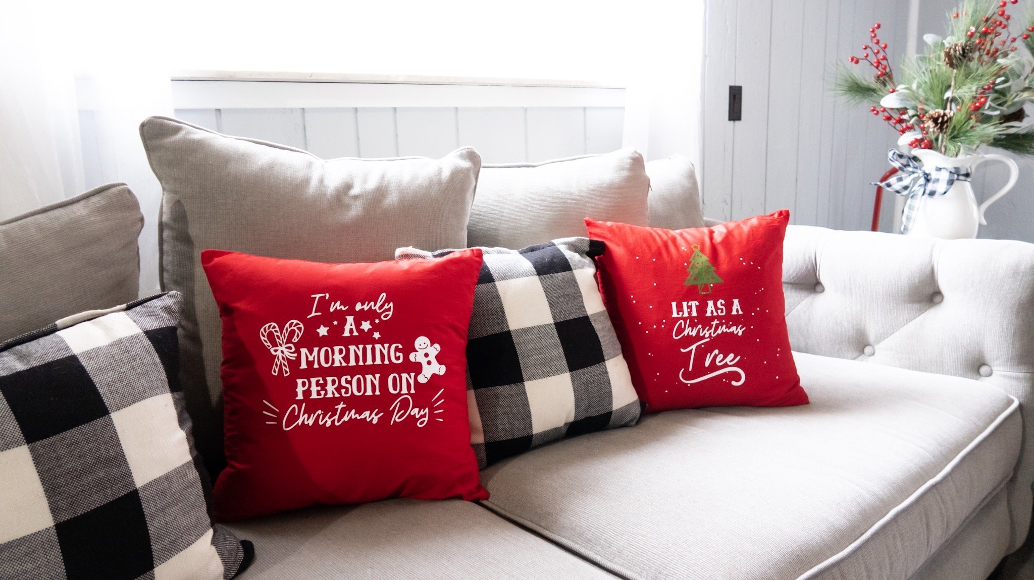 christmas pillow covers