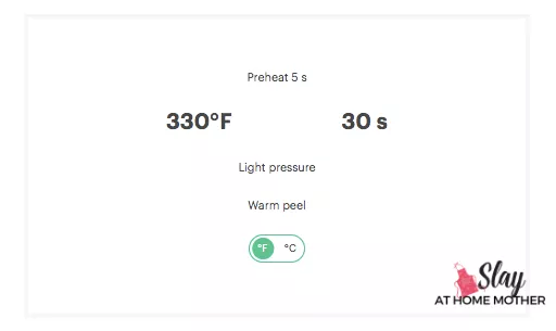 cricut heat guide settings