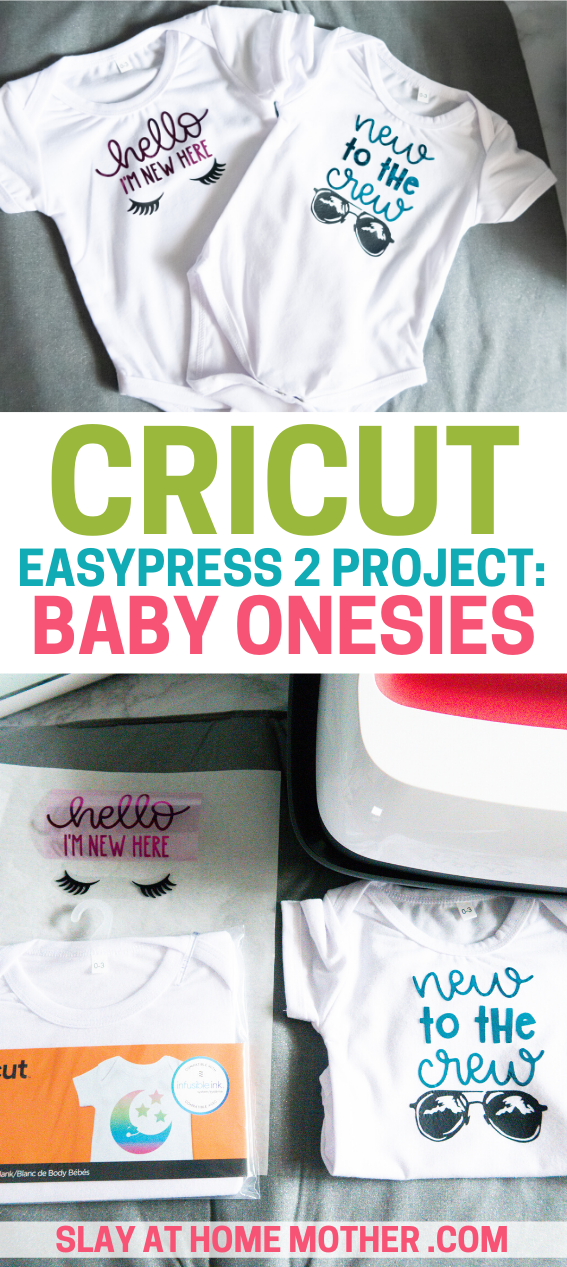 Cricut SportFlex Iron-On (Easy DIY Baby Onesies)