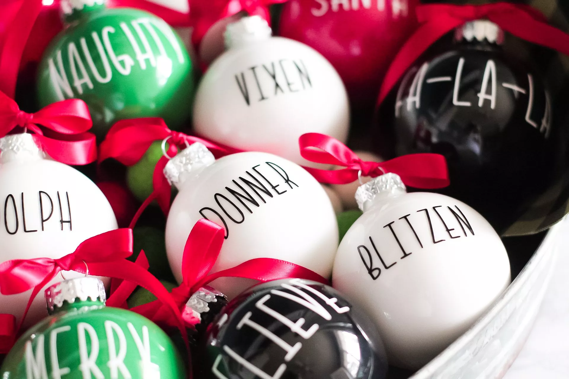 diy christmas ornaments finished
