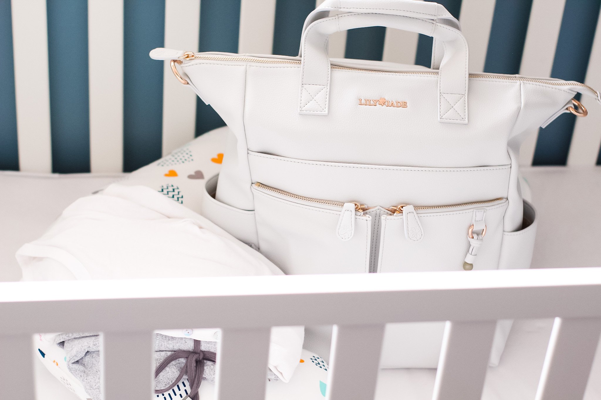 hospital bag checklist with lily jade caroline bag