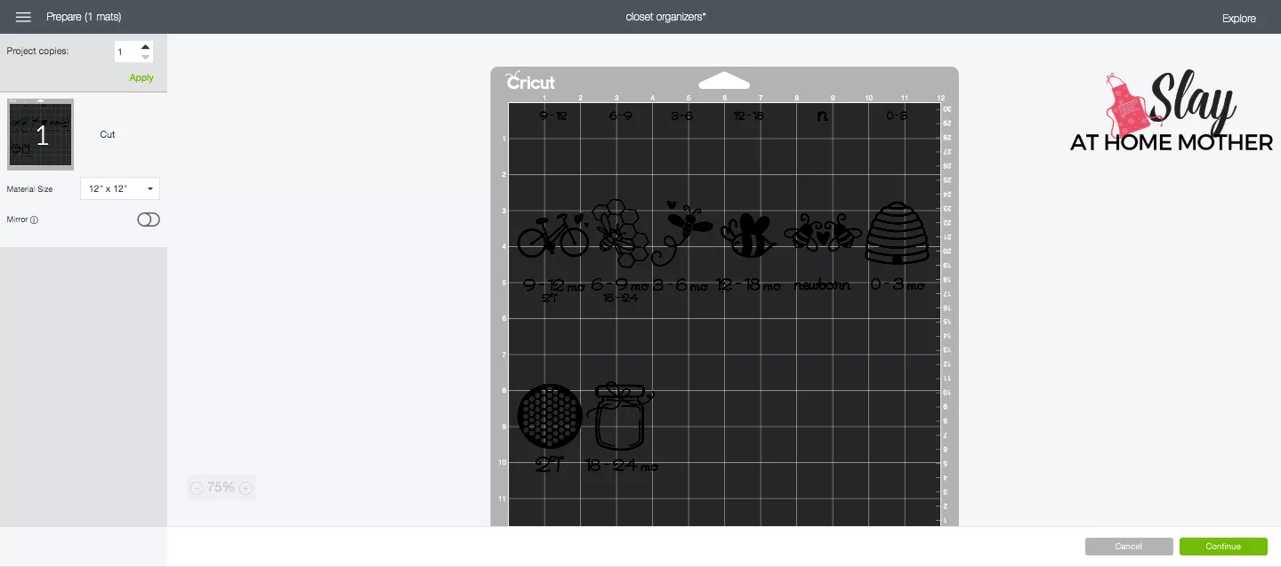 preview of attached objects in design space