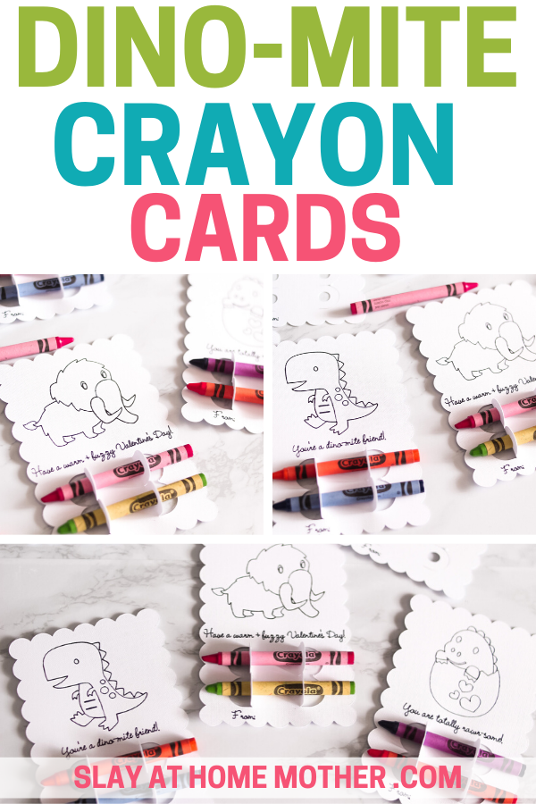 Diy Dino Mite Valentine S Day Coloring Cards Slay At Home Mother