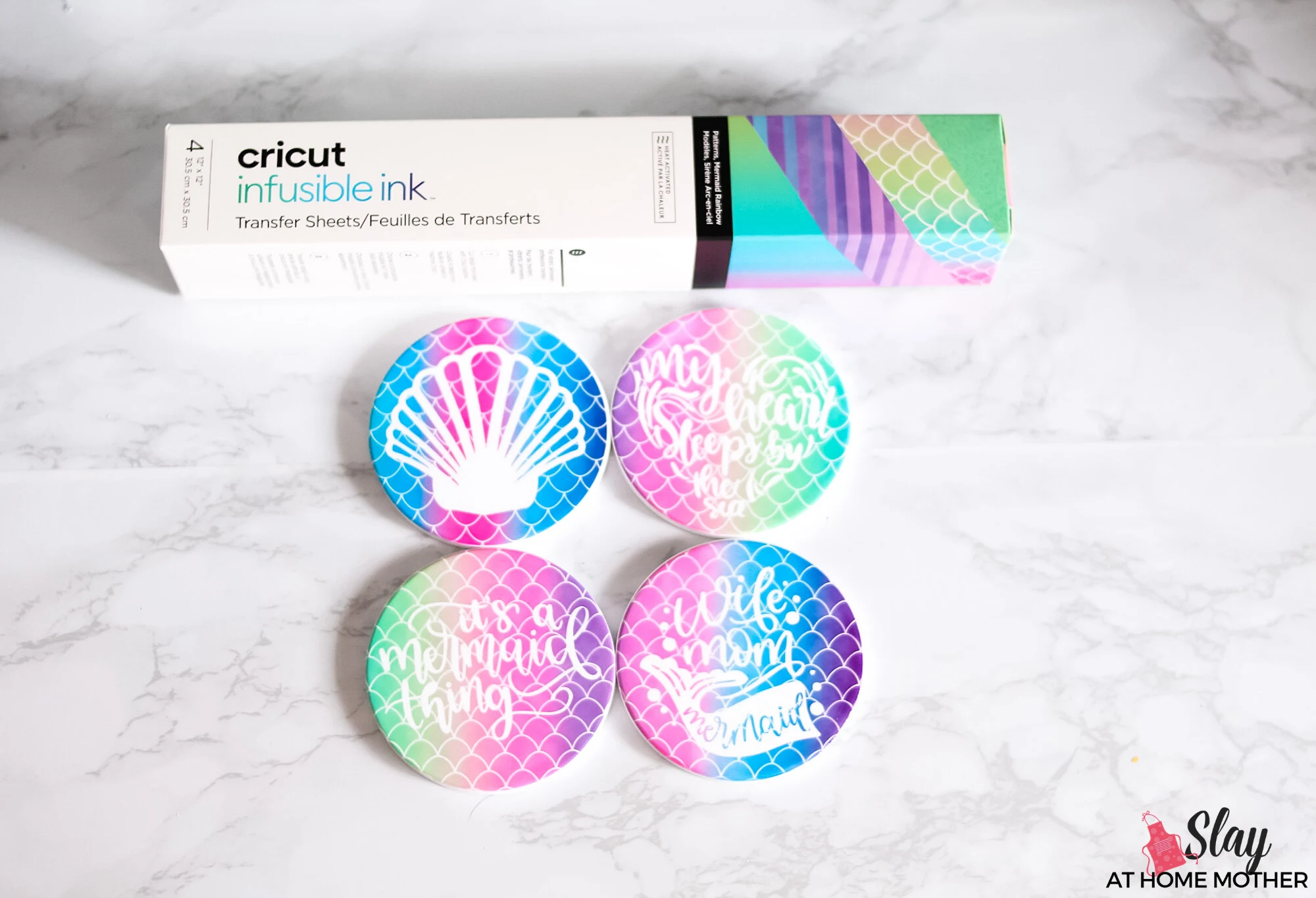 Cricut Infusible Ink Tote and Coasters