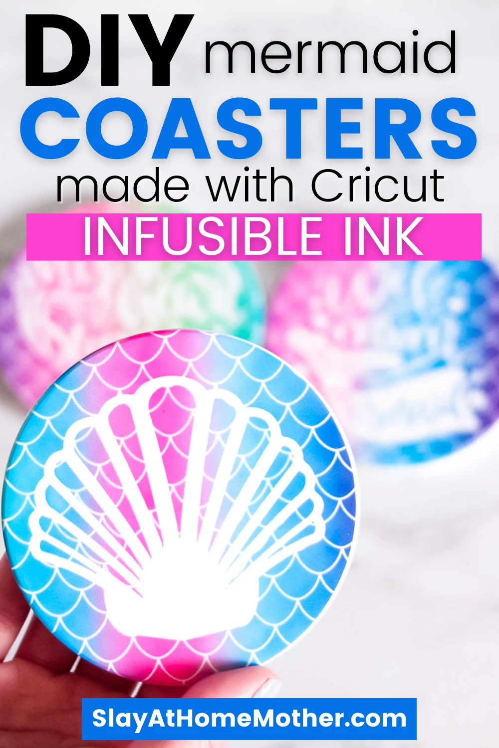 How to use Infusible Ink Sheets on Coasters using Cricut 