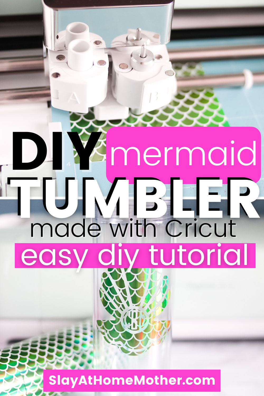 diy mermaid tumbler