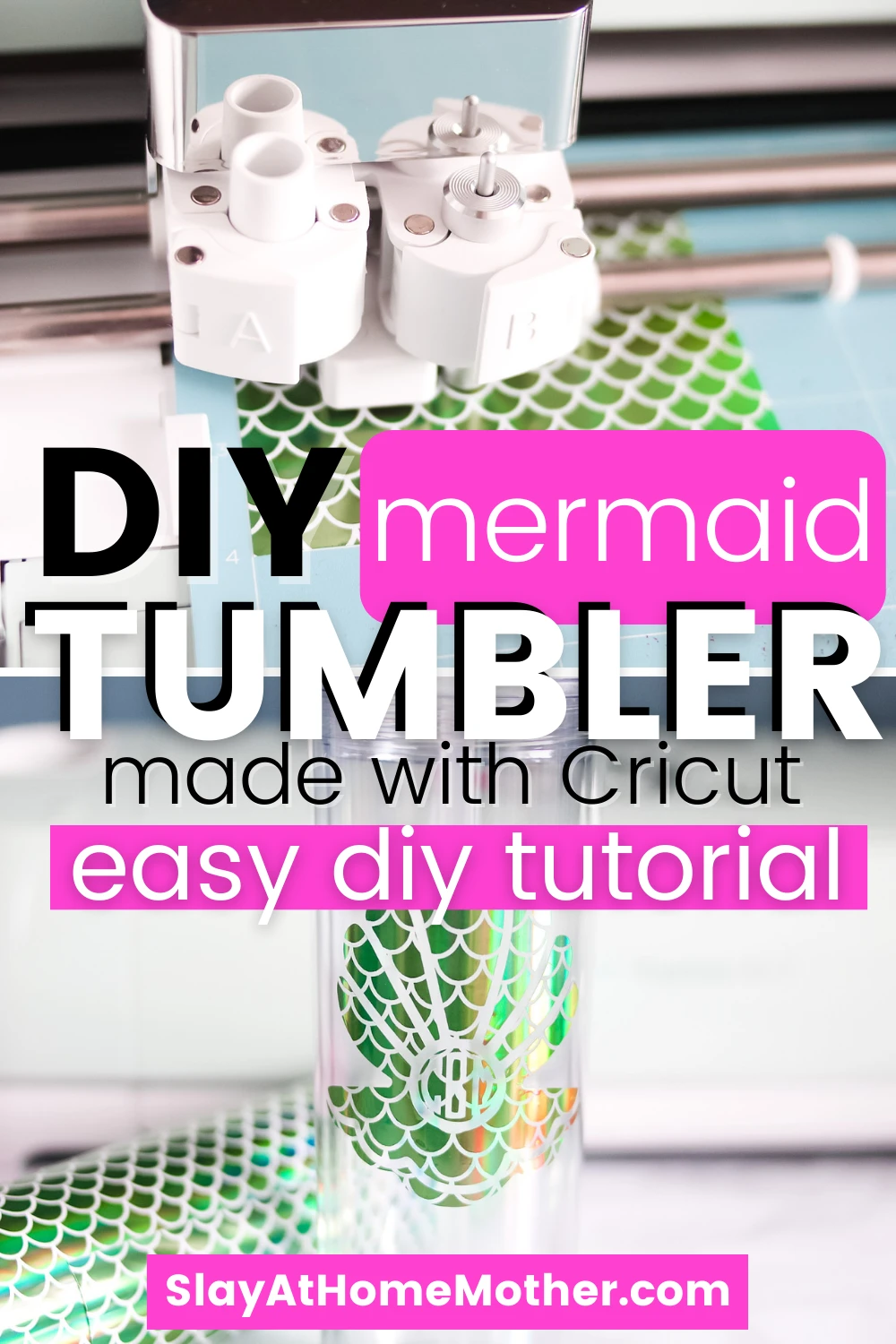 diy mermaid tumbler