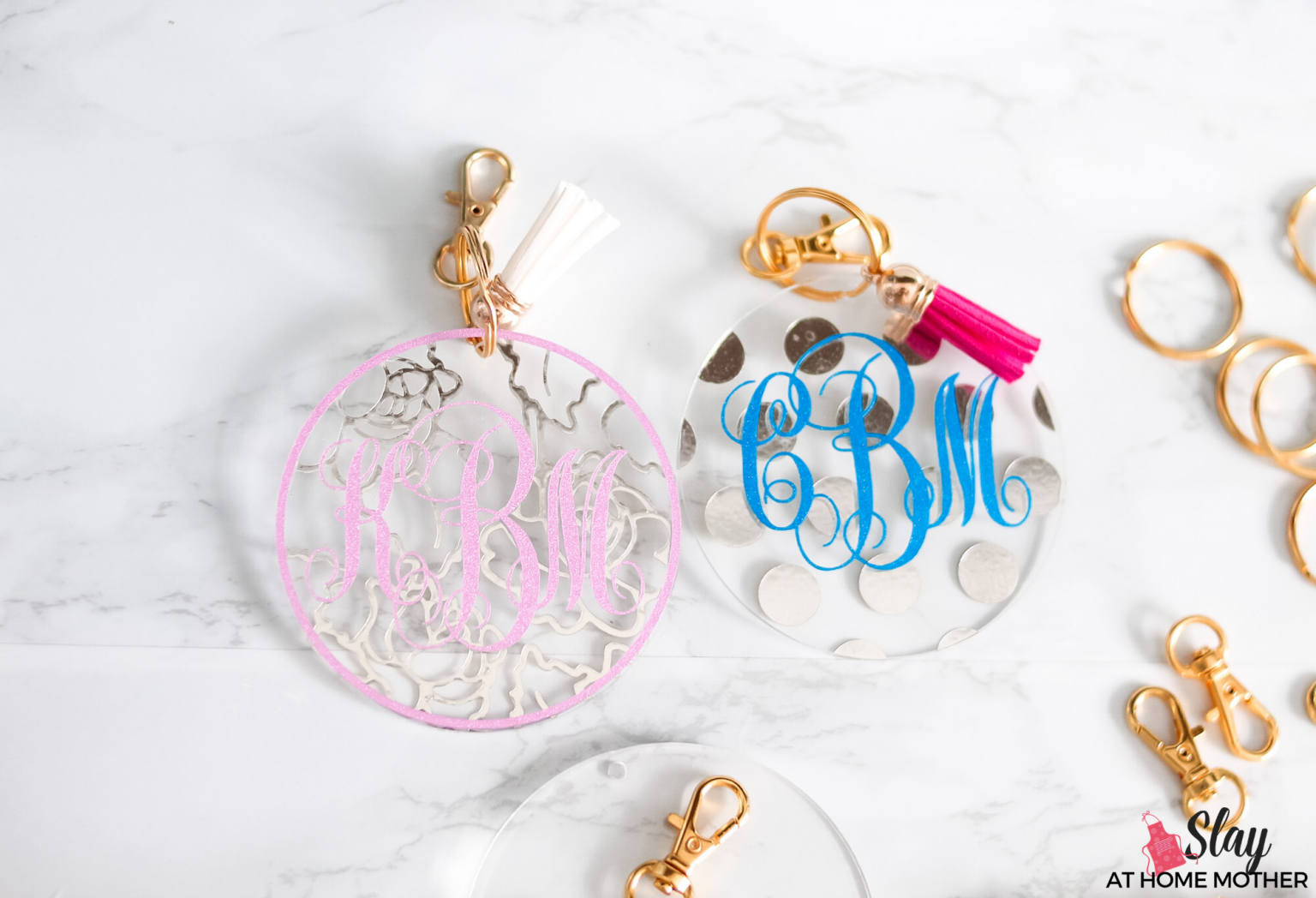 Cricut DIY Keychains Plus, How To Create A Monogram