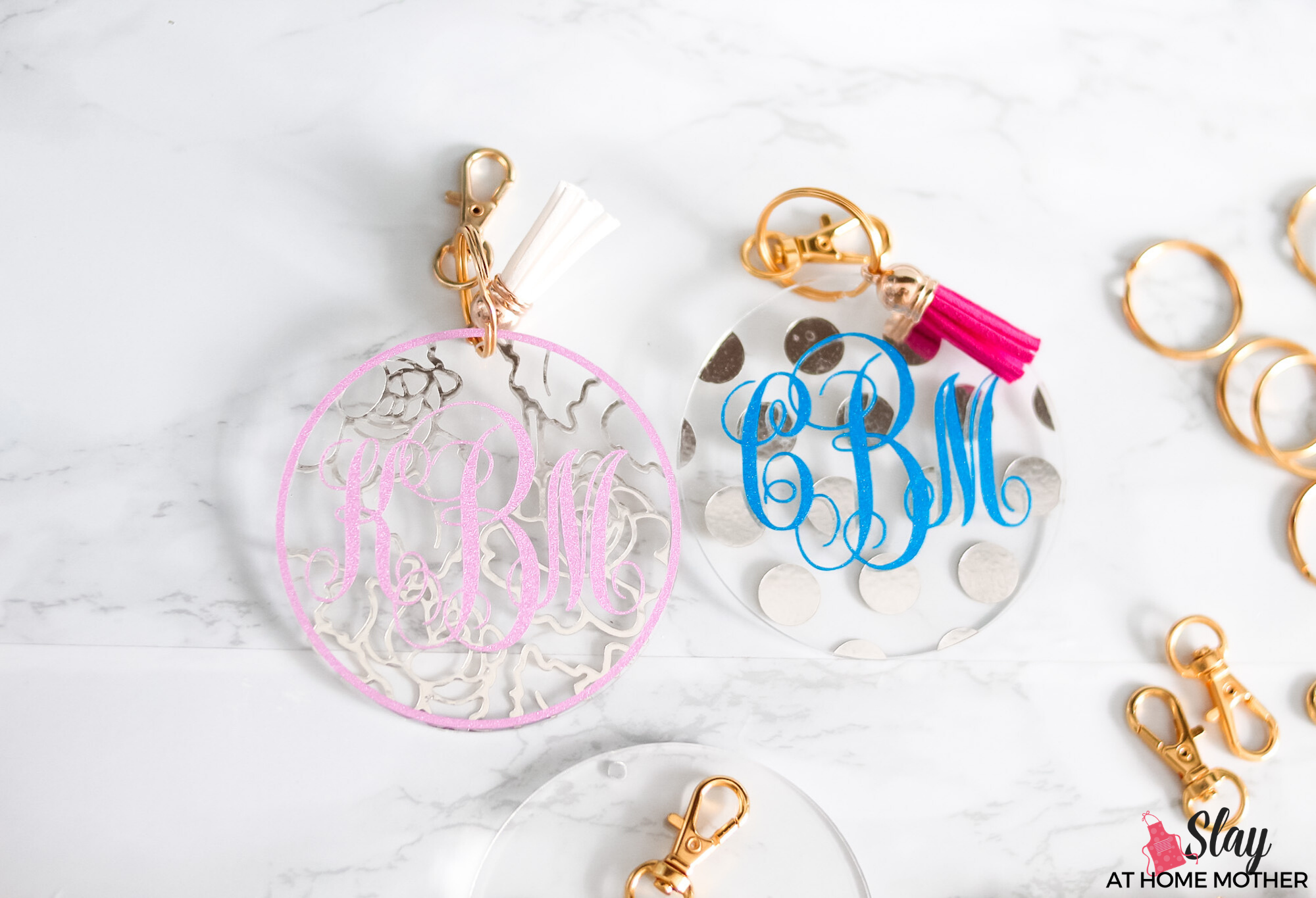 Personalized Initial Keychain - Letter B - Her Hide Out