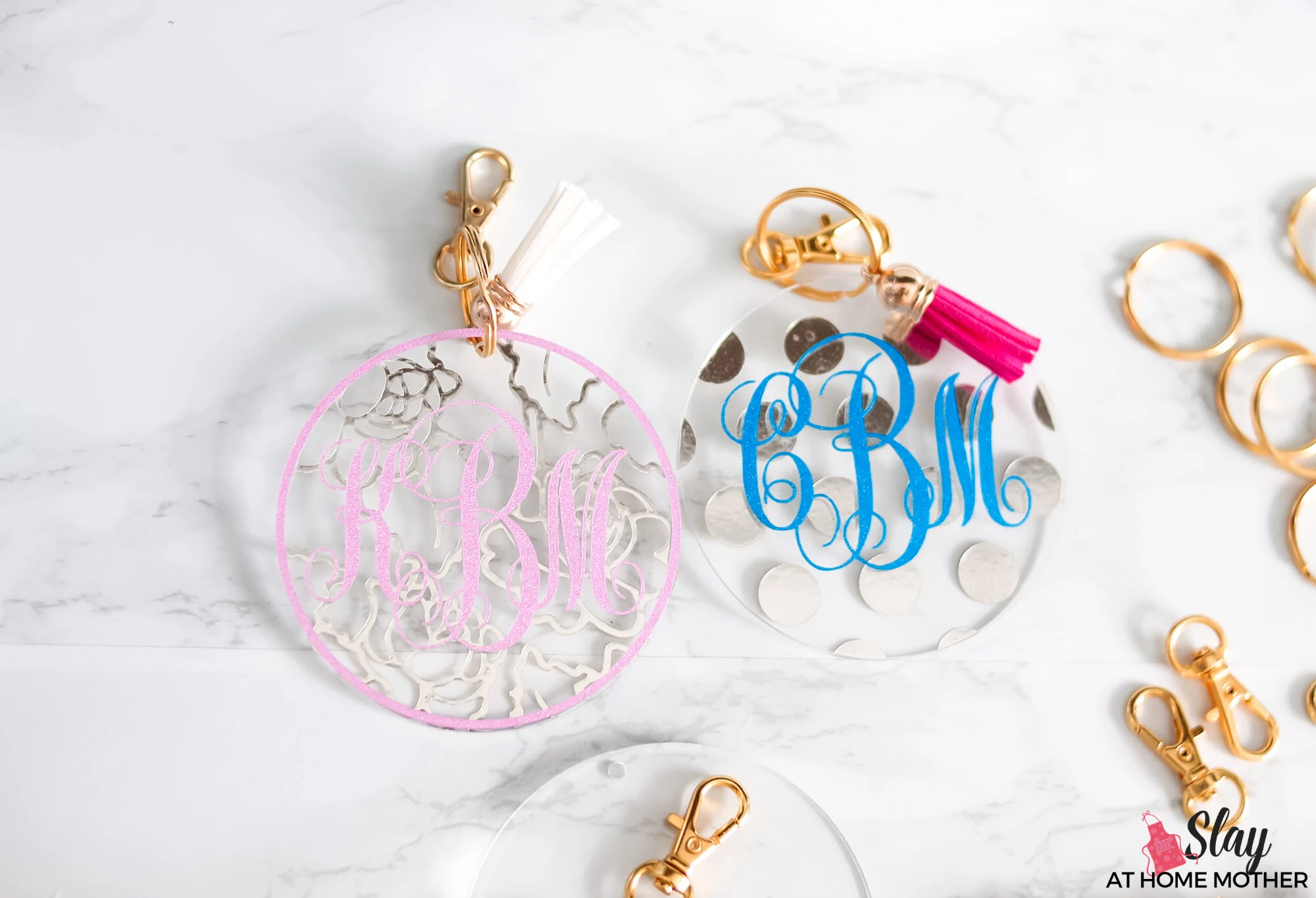 Easy Acrylic Keychains Tutorial  Start to Finish with a Cricut! 