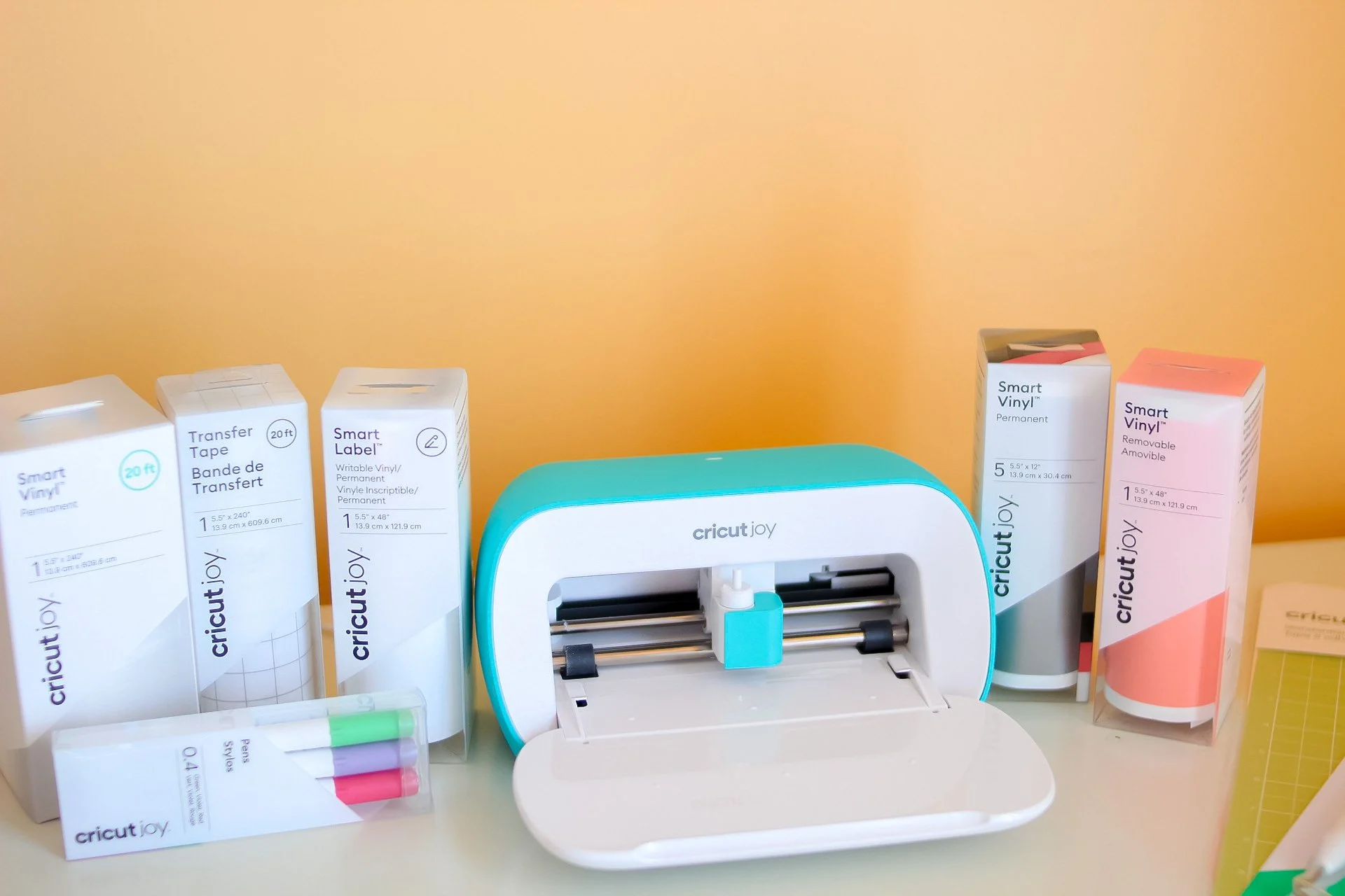 Organization labels with Cricut Joy Smart Materials