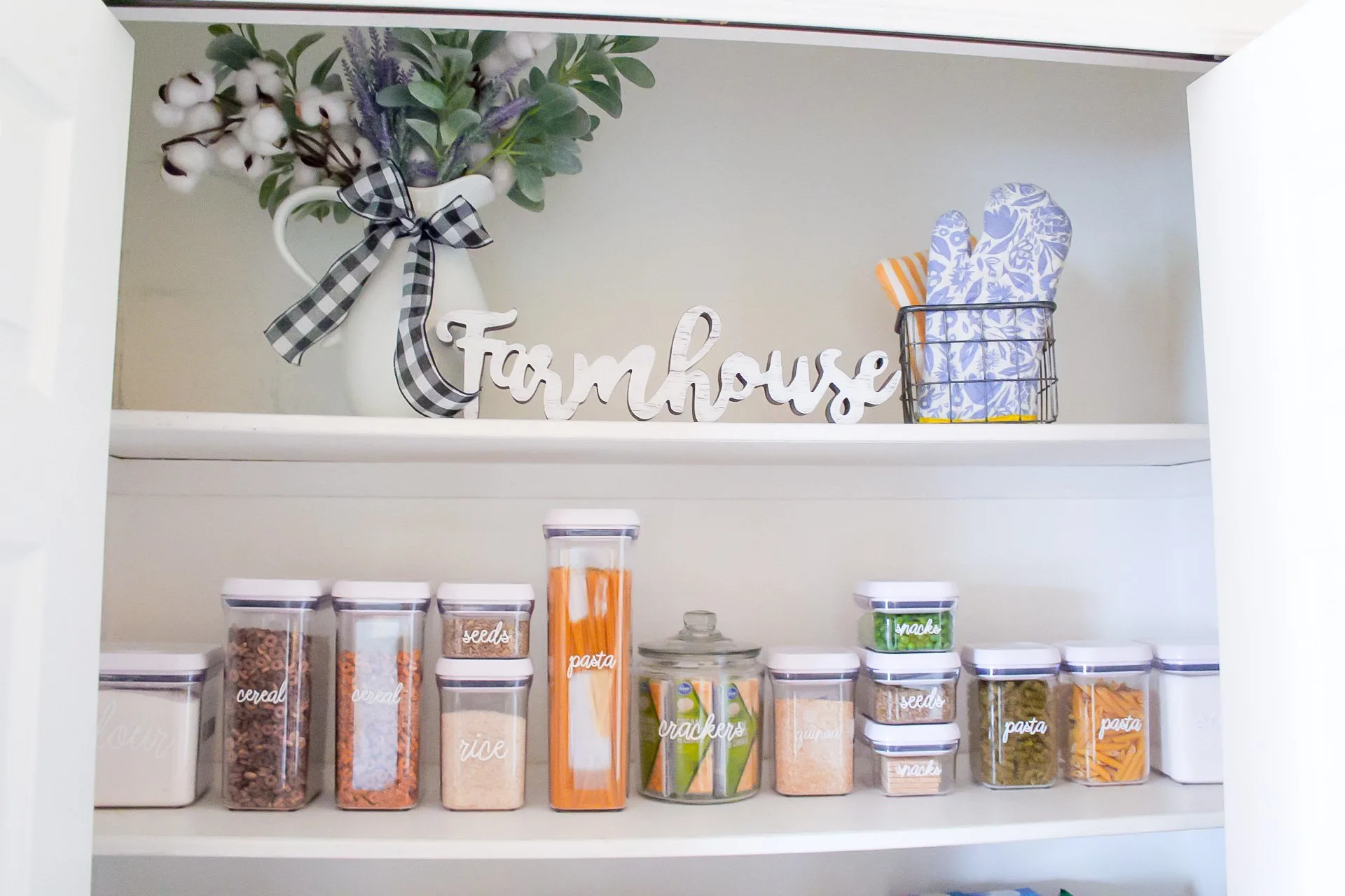 How to Make Pantry Labels with Cricut Joy - Get Organized HQ