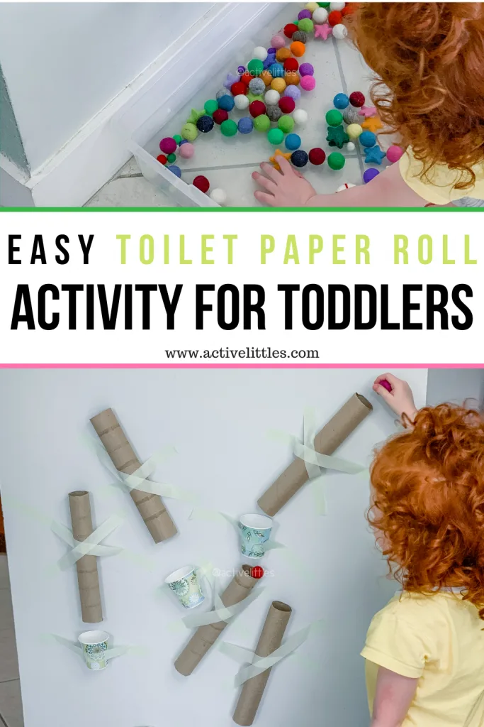 fun indoor activities: toilet paper roll activity