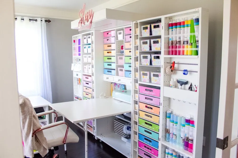 craft room organization with the dreambox