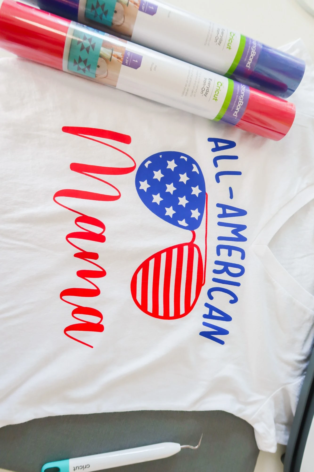 Tutorial: How to Make a 4th of July T-Shirt using Heat Transfer Vinyl -  Color Craft Vinyl