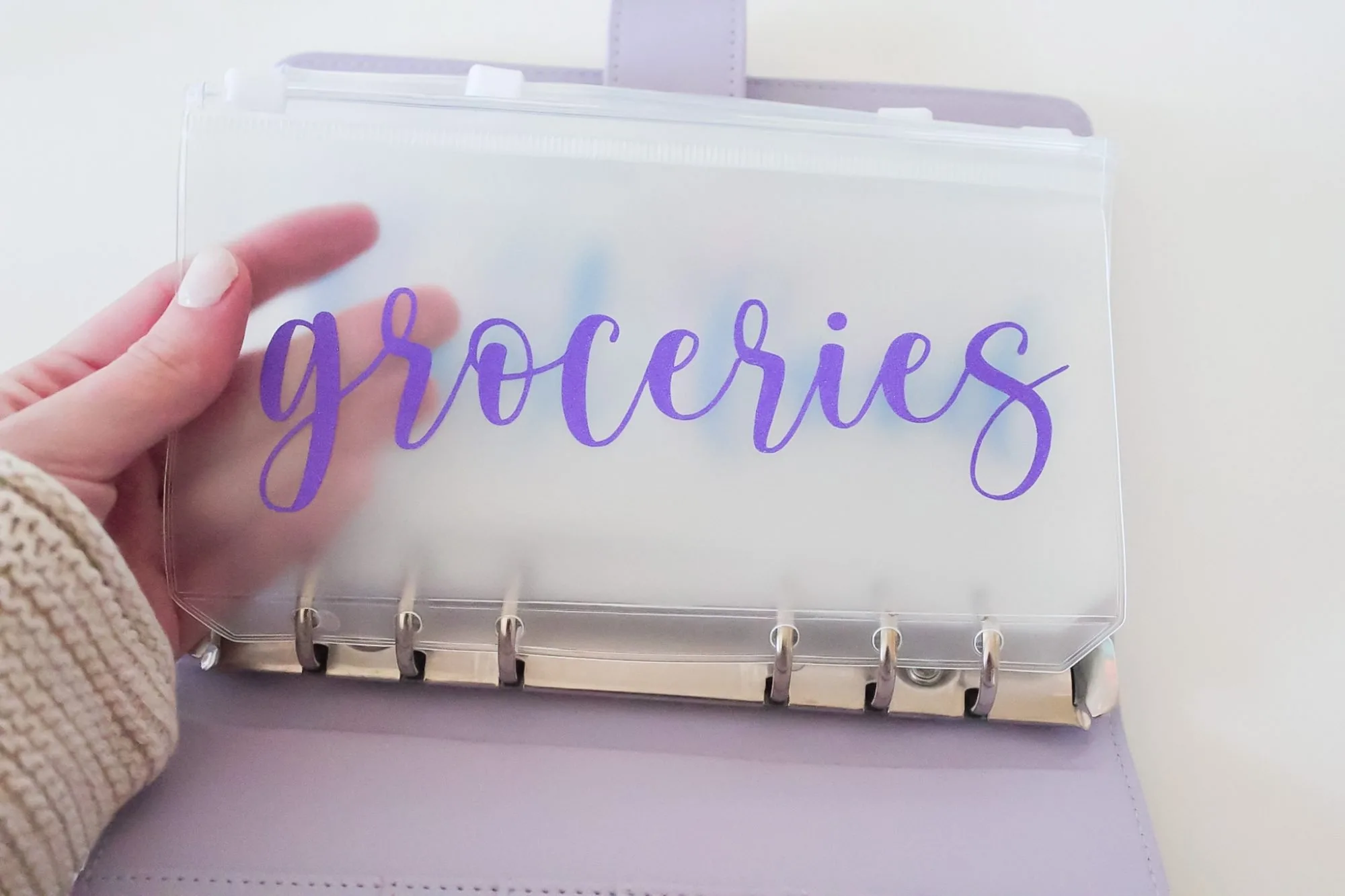 Organization Hack: How to Organize with Plastic Envelopes 