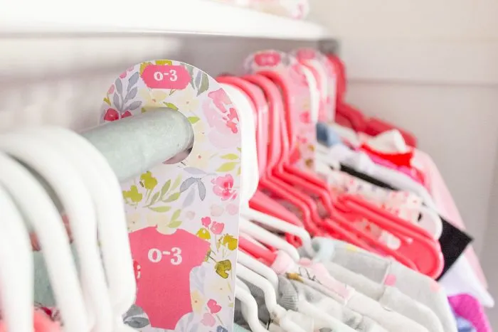 20 Pieces Round Clothes Rack Dividers Rack Divider Hangers Closet Hangers Closet Wardrobe Divider For Clothing Size Distinction Clothes