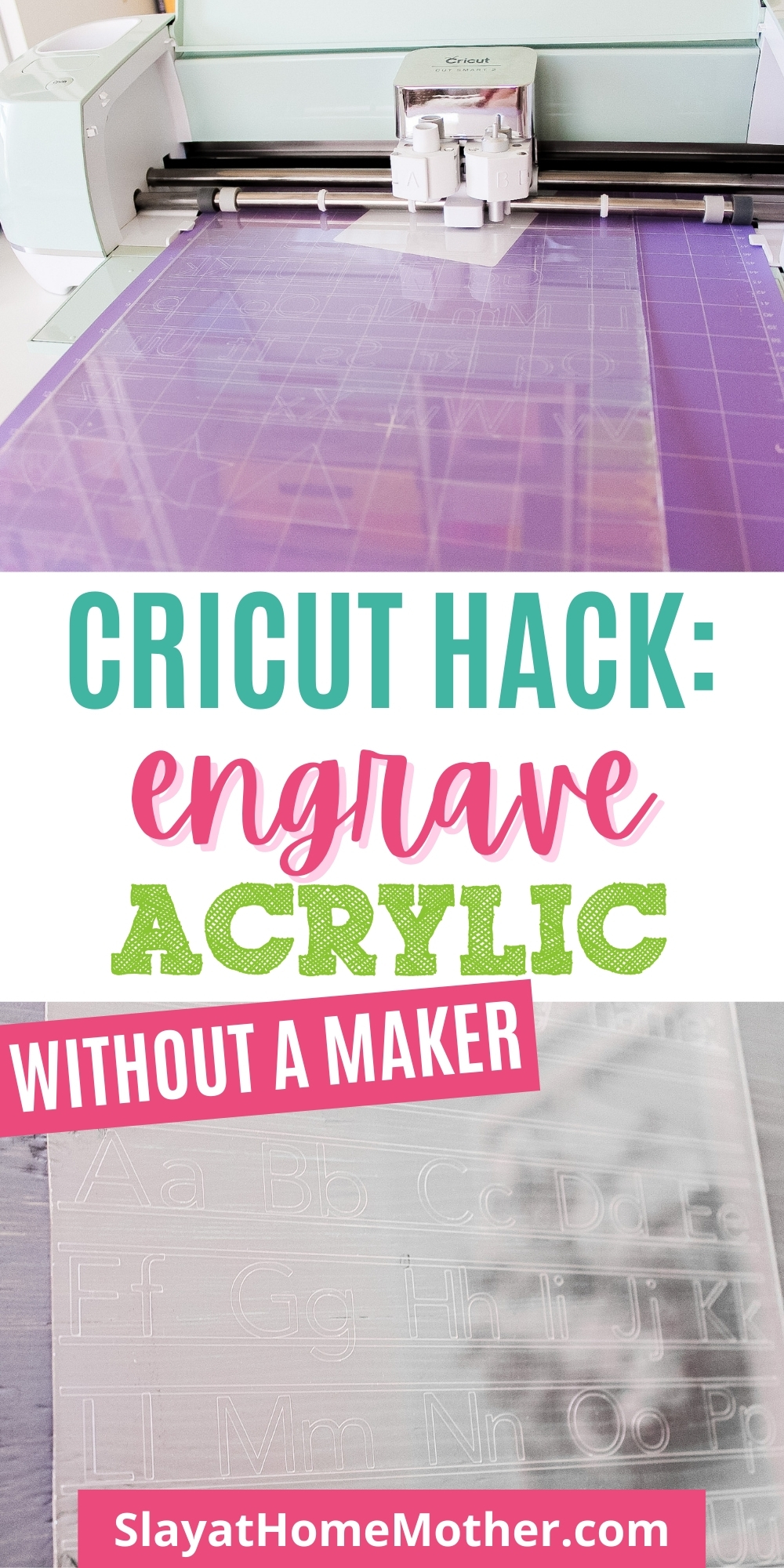 Cricut Engraving Hack How To Engrave Acrylic Without A Maker