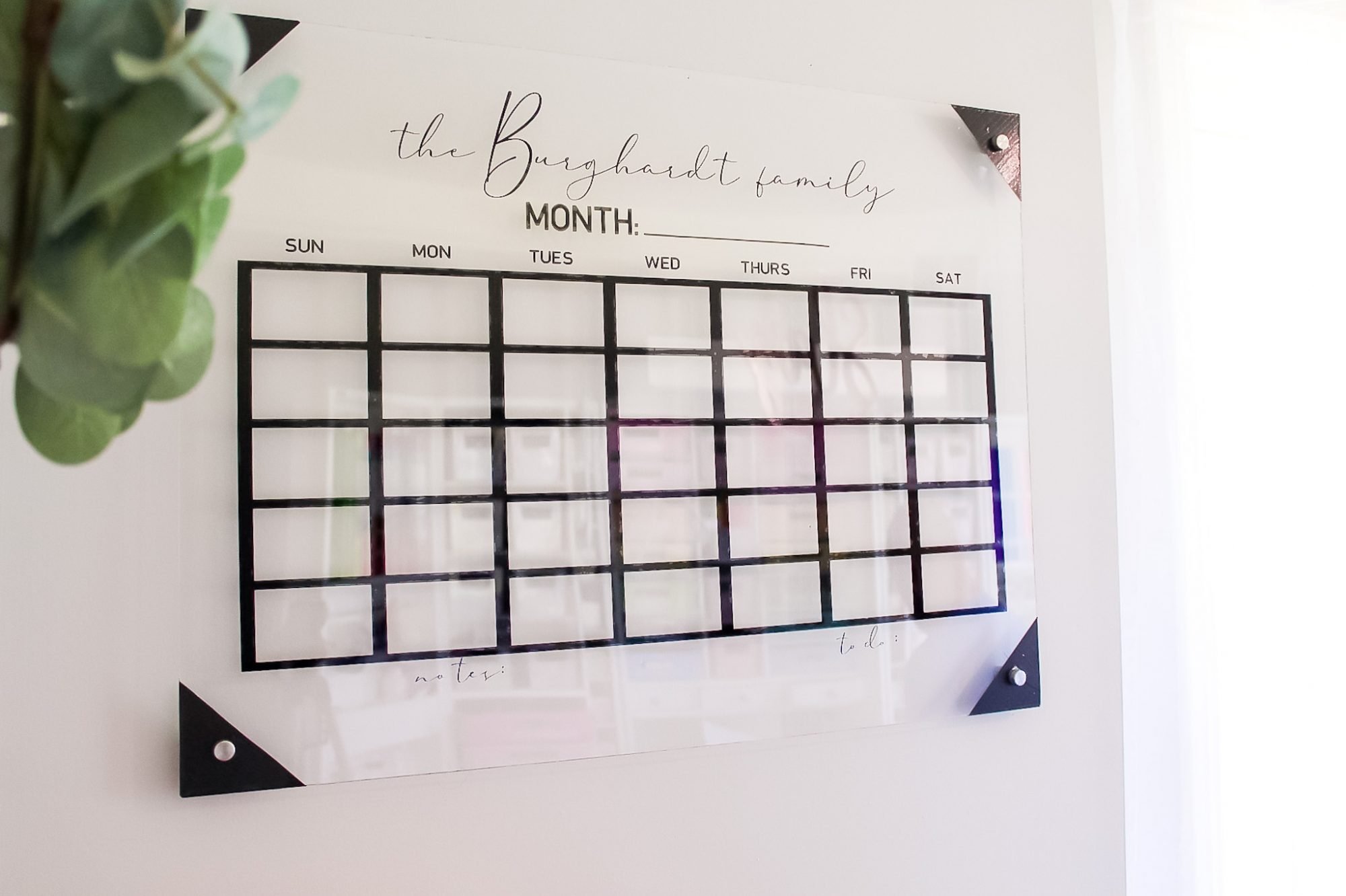 Easy DIY Acrylic Calendar For 25 With The Cricut Explore Air 2