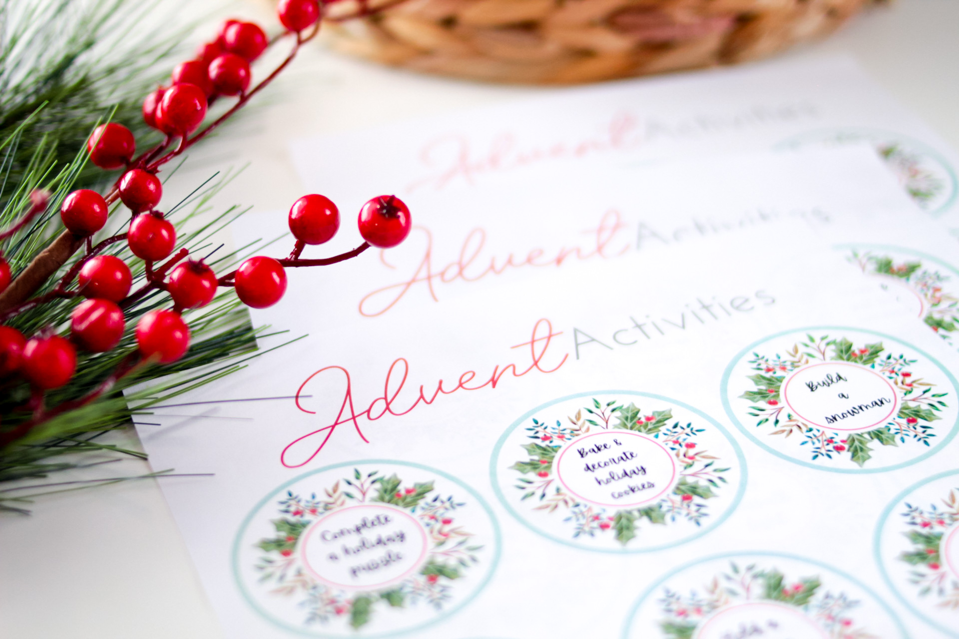 Advent Calendar Ideas For Kids + A Free Printable!