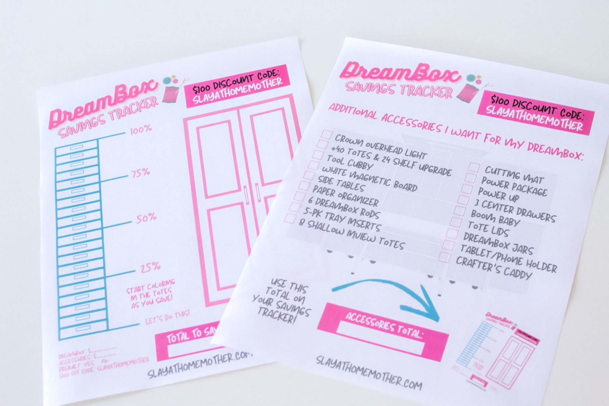 DreamBox Savings Tracker - Free Printable Download