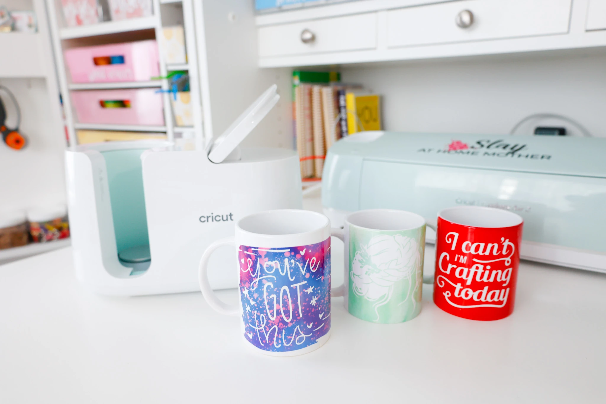 How to Make a Custom Mug with the Cricut Mug Press - Sisters, What!