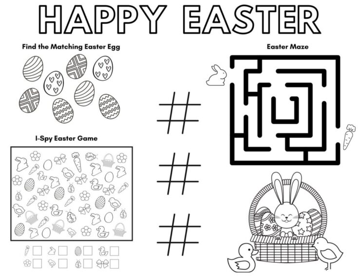 15 Free Easter Printables For Kids - Slay At Home Mother