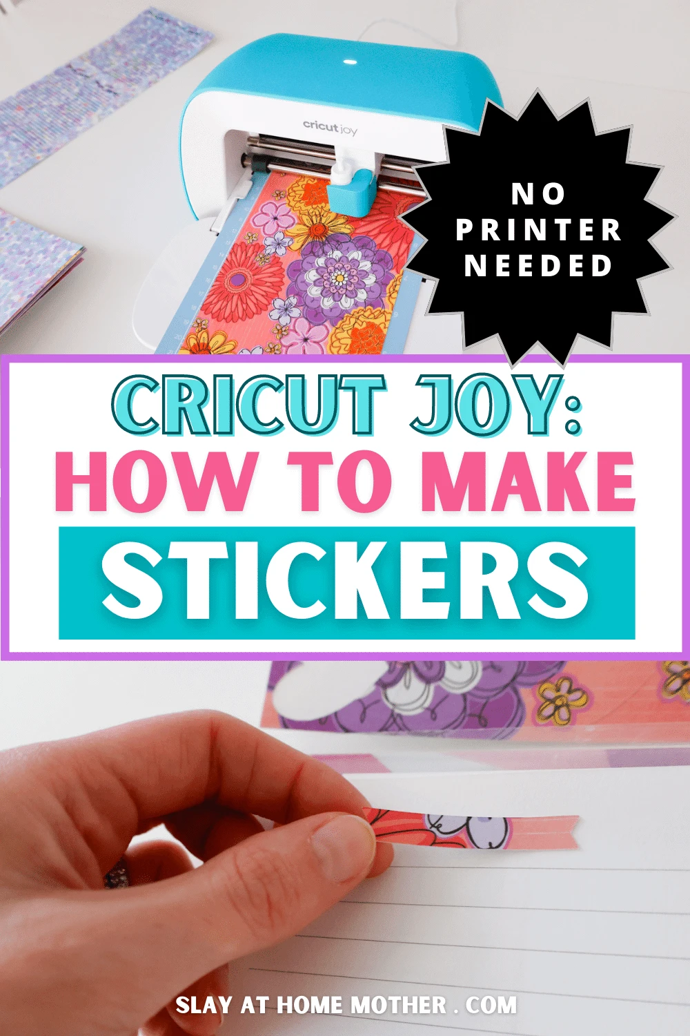 how to make stickers with cricut joy