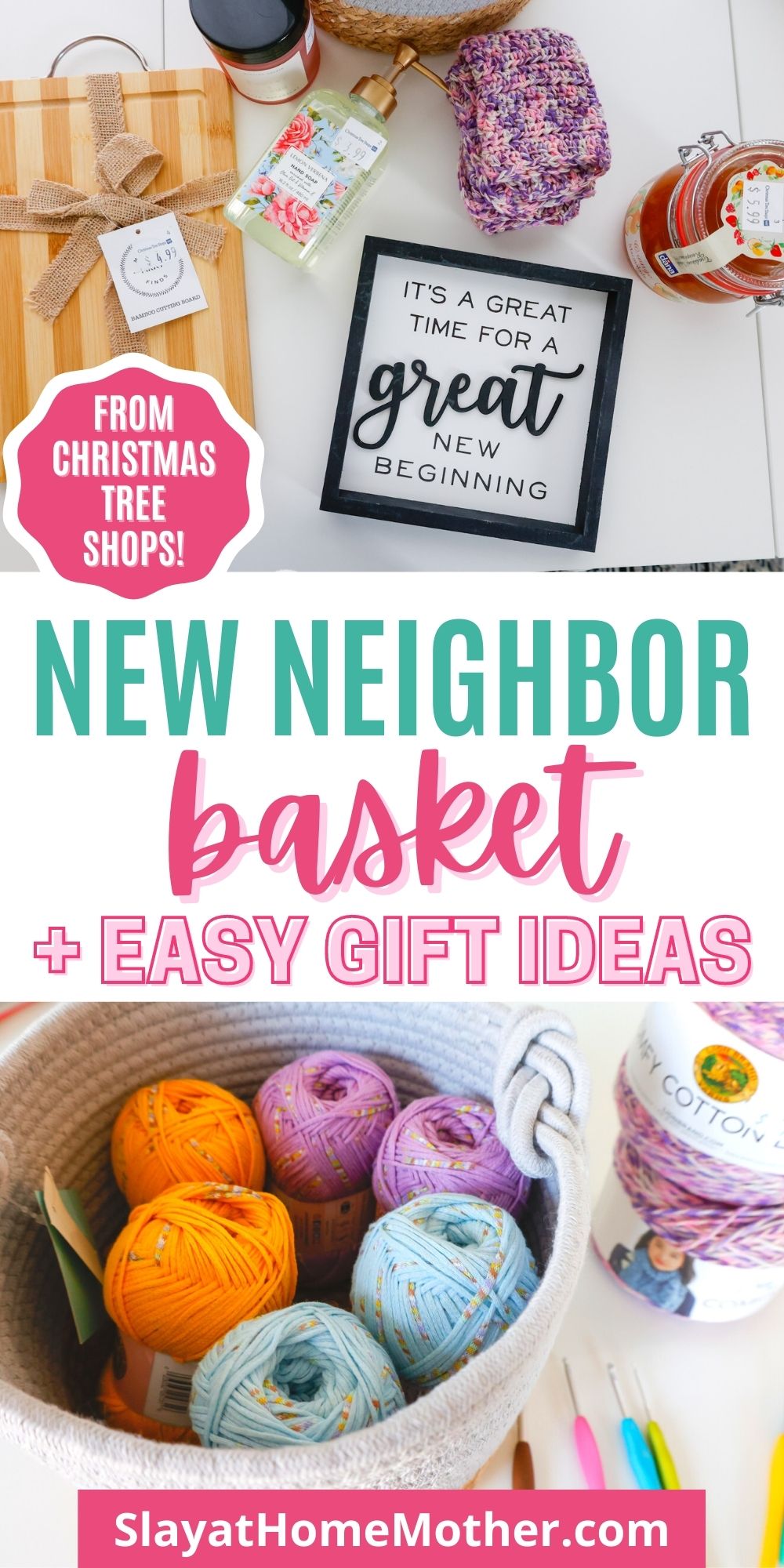 New Neighbor Gift Ideas - Gift Basket Goodies To Give Your New