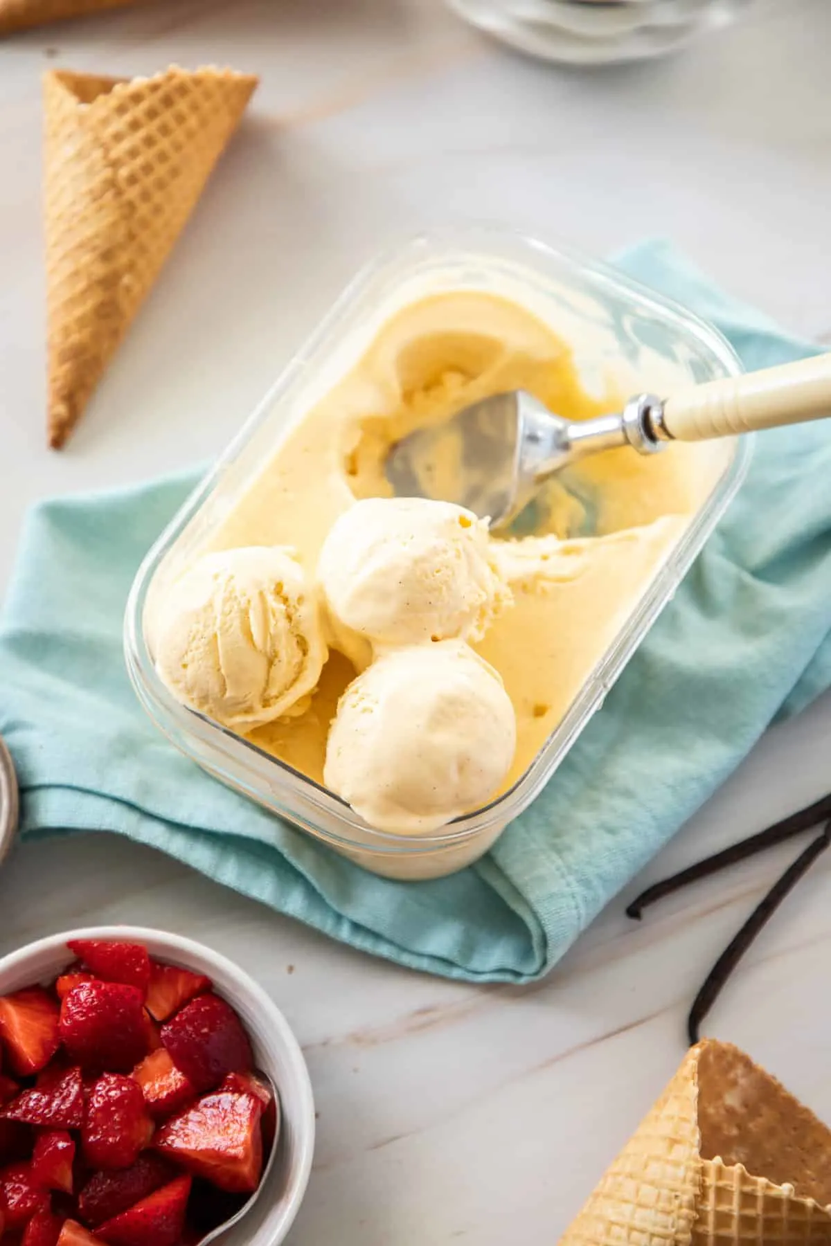 No Churn Unicorn Ice Cream - The Toasty Kitchen