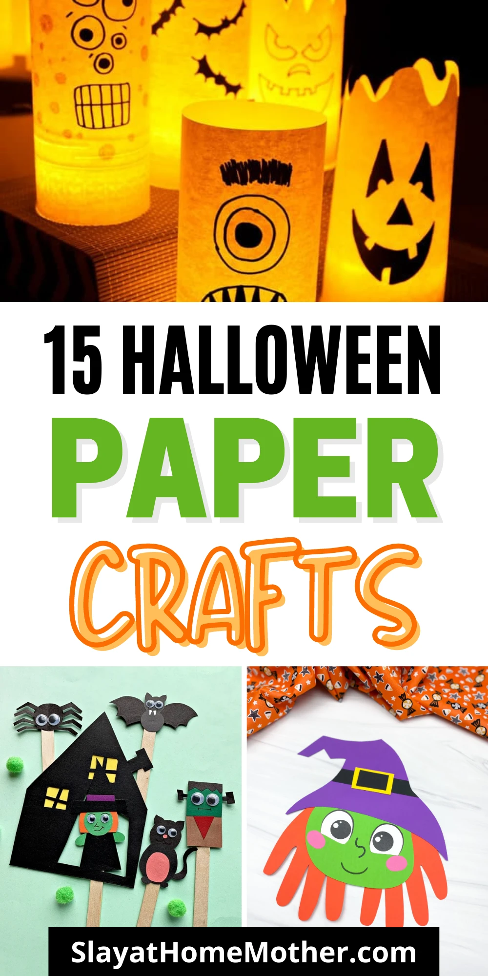 how to make halloween paper decorations