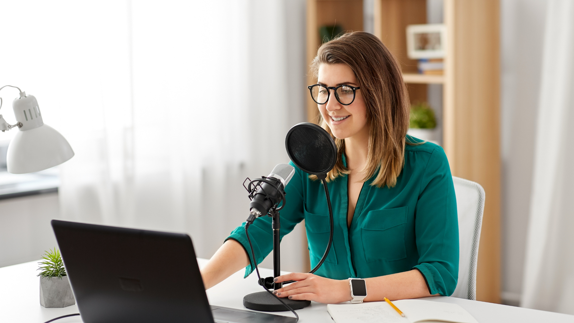 podcast stock photo