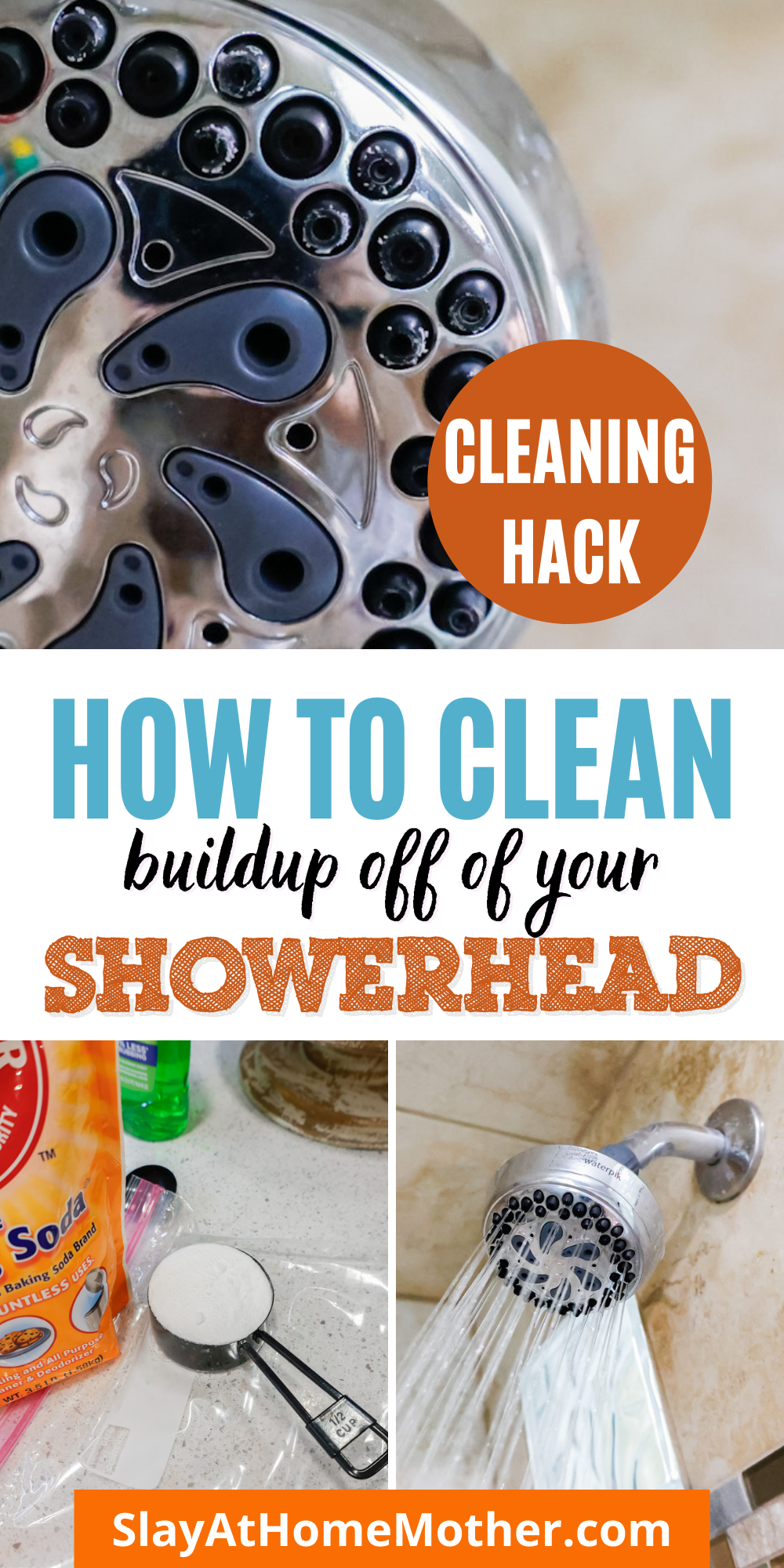 Cleaning Hack: How To Clean A Showerhead - Slay At Home Mother