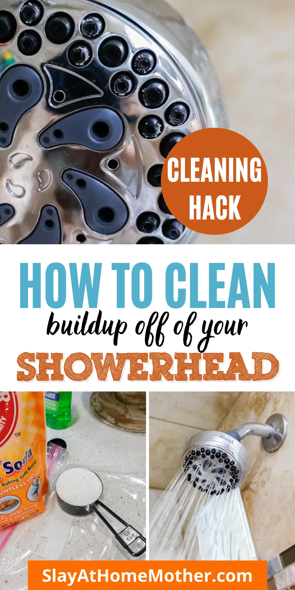 How to Clean a Showerhead Using Basic Pantry Ingredients