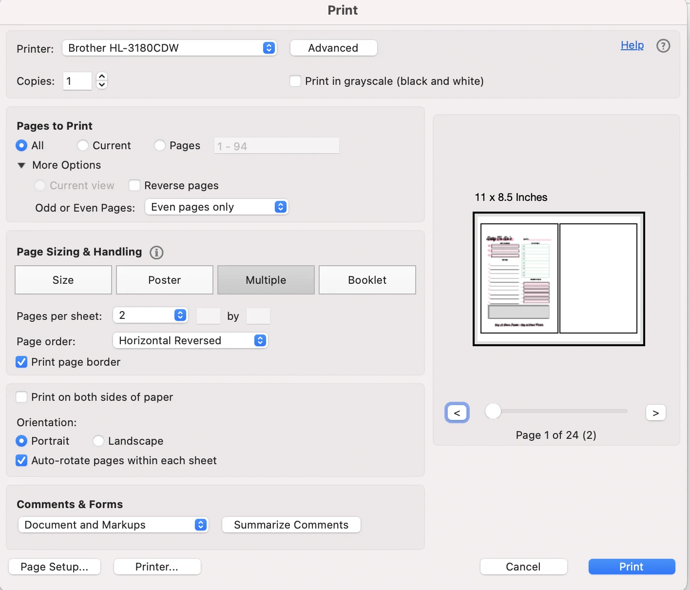 How To Print A5 Size On Letter Paper - With Screenshots!