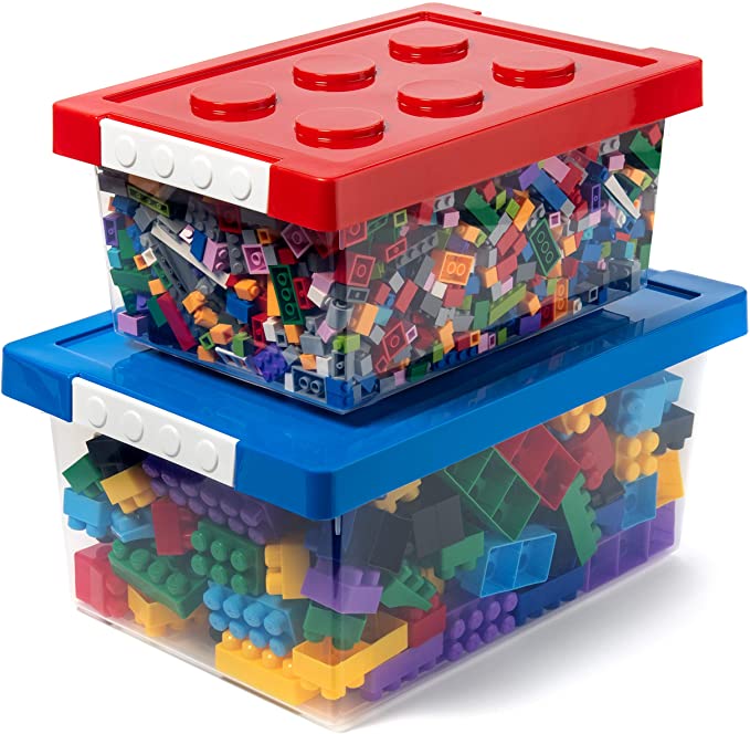 small brick shaped containers for legos