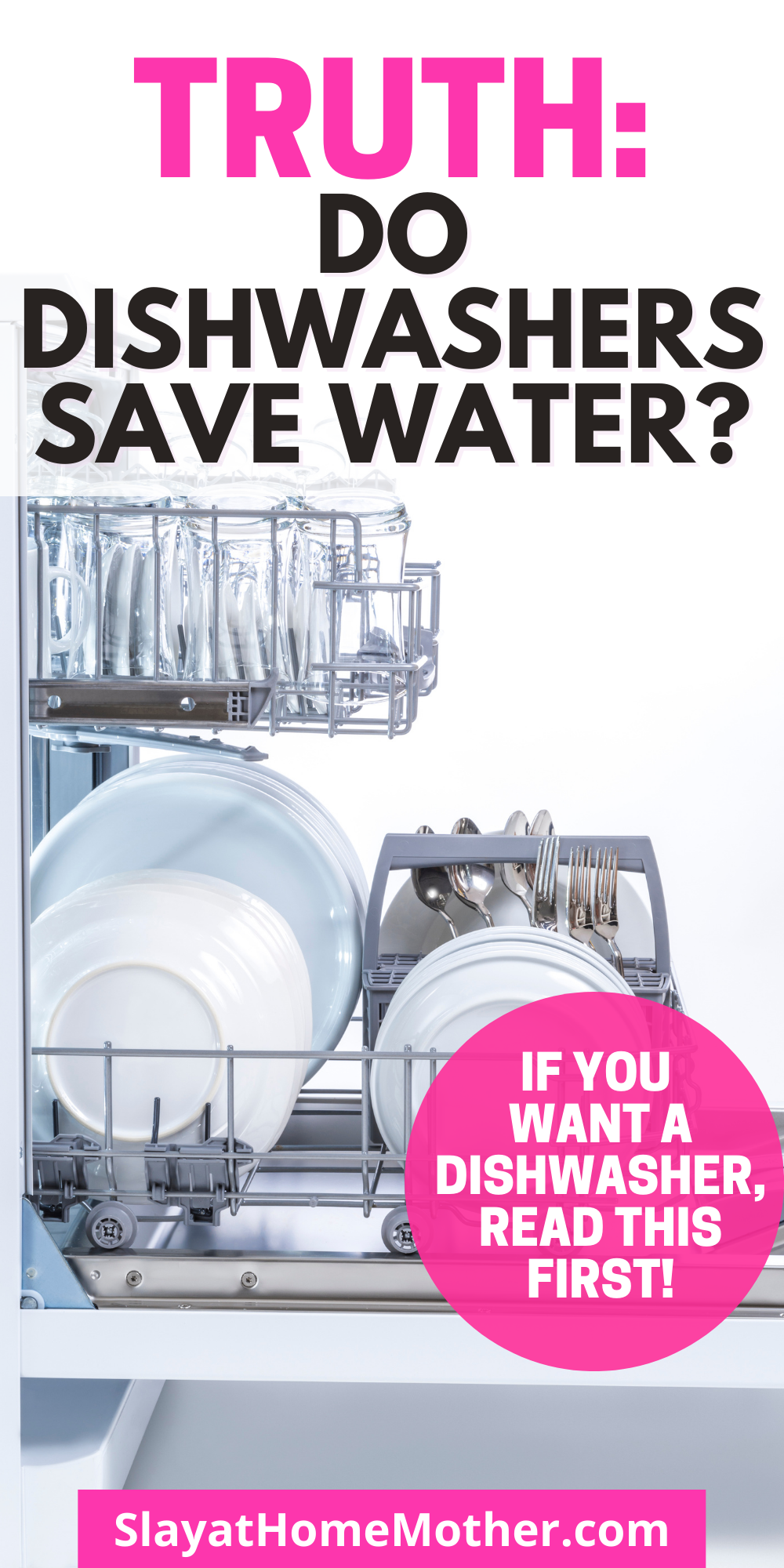 do dishwashers save water pin