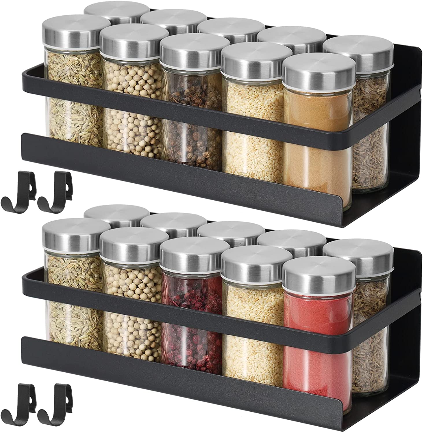 magnetic spice rack small