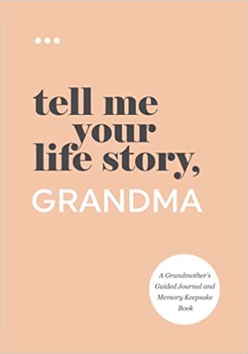 tell me your story grandma journal and keepsake book