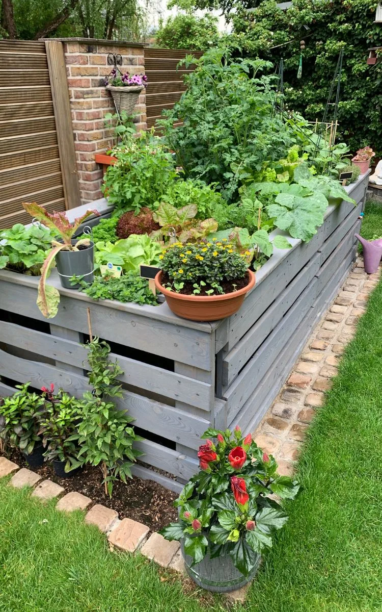 tall raised garden bed