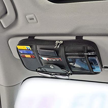 sun visor organizer for the car