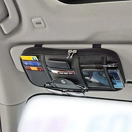 sun visor organizer for the car